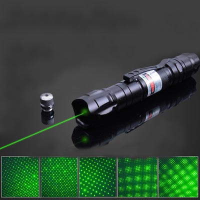 2000mW High Power Green Laser Pointer Waterproof Laser Pen Stars