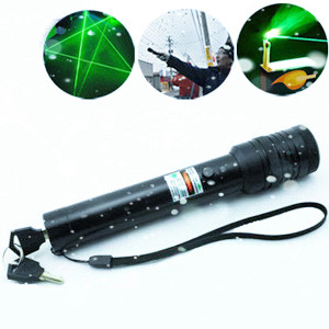 Green Laser Pointer 500mW 532nm Visible Dot Beam Burns Match Flashlight