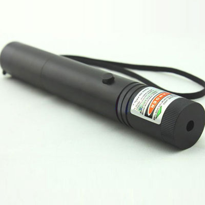 Flashlight Style 100mw Green Laser Pointer burn match