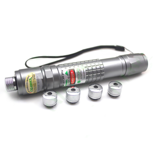 High Power Adjustable Focus Green Laser Pointer Flashlight 200mW Burn Match