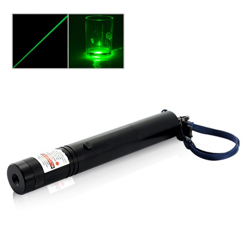Portable Green Flashlight Laser Pointer 200mw Key Lock