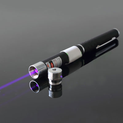 10mW Violet Laser Pointer Pen 2 in 1 405nm Wavelength Full Sky Stars For Sale