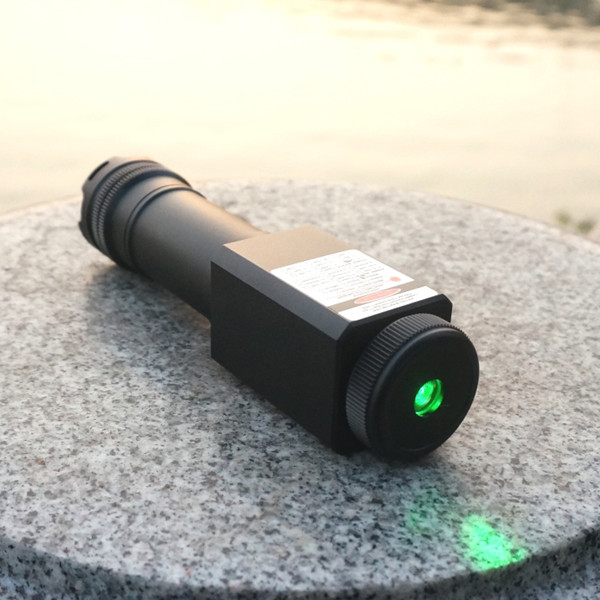 High Power Green Laser Pointer 525nm 4500mW Diving Flashlight