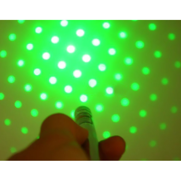 10mW Green Laser Pointer With Star Pattern