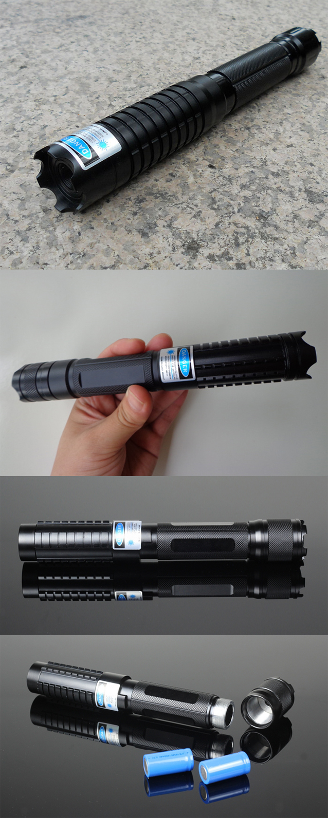 HTPOW High Powered 10000mW Burning Lasers Pointers Light Cigarette