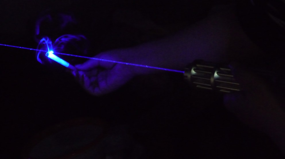 20000mW Brightest Industrial Laser Pointer 450nm Blue Gatling Lazer Pen