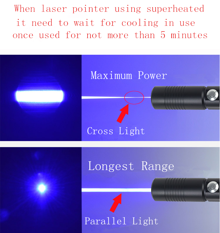 high power 5000mw blue laser 