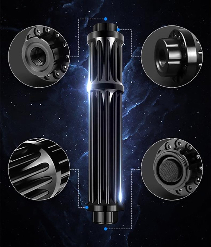 50000mW World’s Most Powerful Gatling Laser Pointer PLUS Strongest