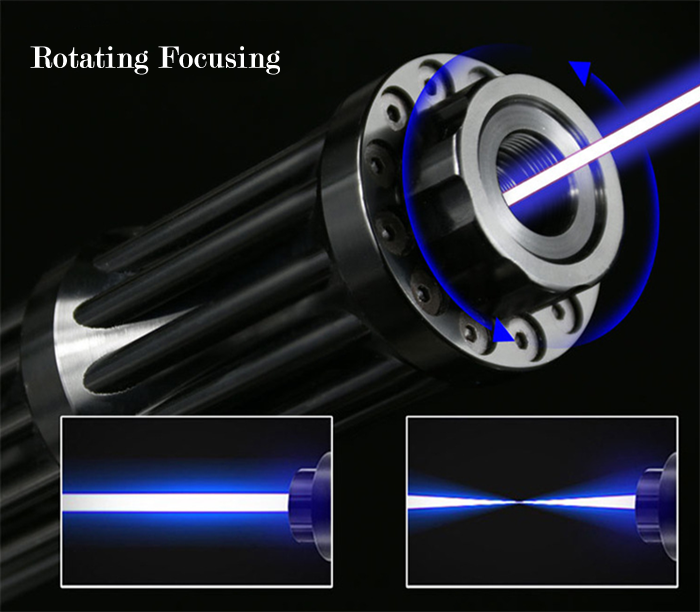 50000mW World’s Most Powerful Gatling Laser Pointer PLUS Strongest
